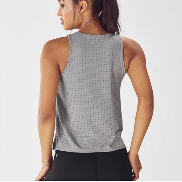 Fabletics Phoebe Performance Tank Gray Size XXS Medium Support NWT Retail $55.00 - Picture 7 of 7